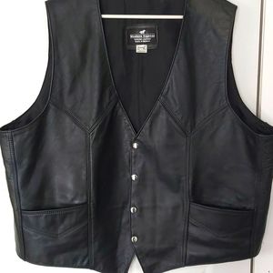Mens Leather Vest